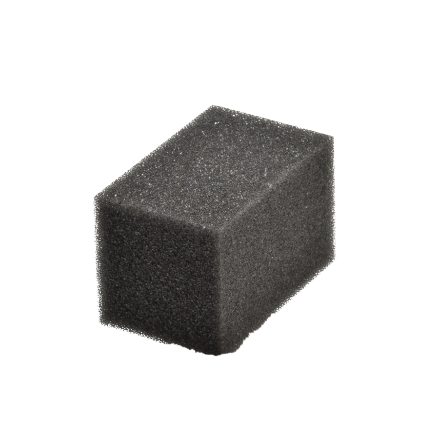 Foam Applicator Cube grå kompakt skumblok til læder